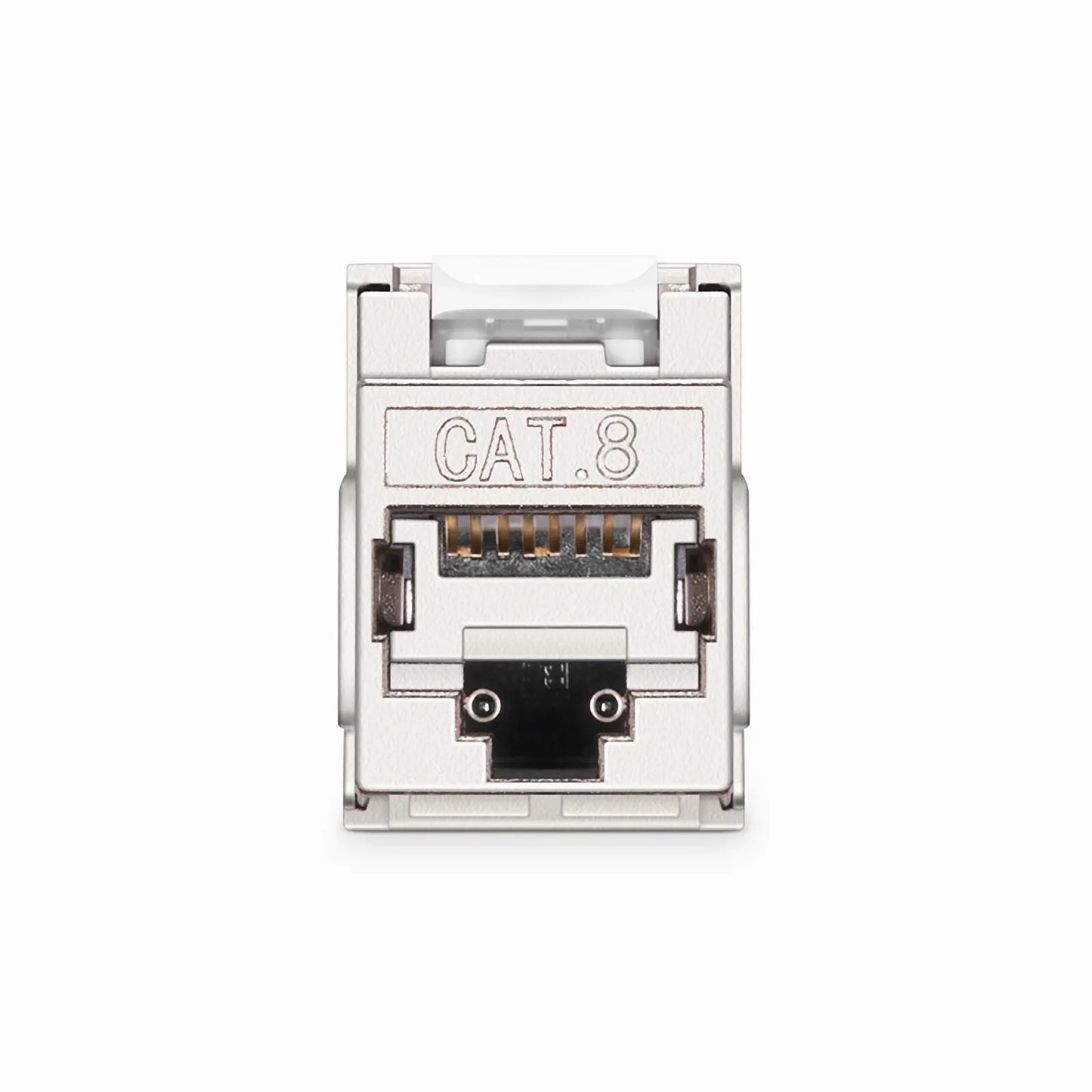 Cat8 RJ45 (8P8C) Shielded Toolless Keystone Jack (12pcs/Pack)