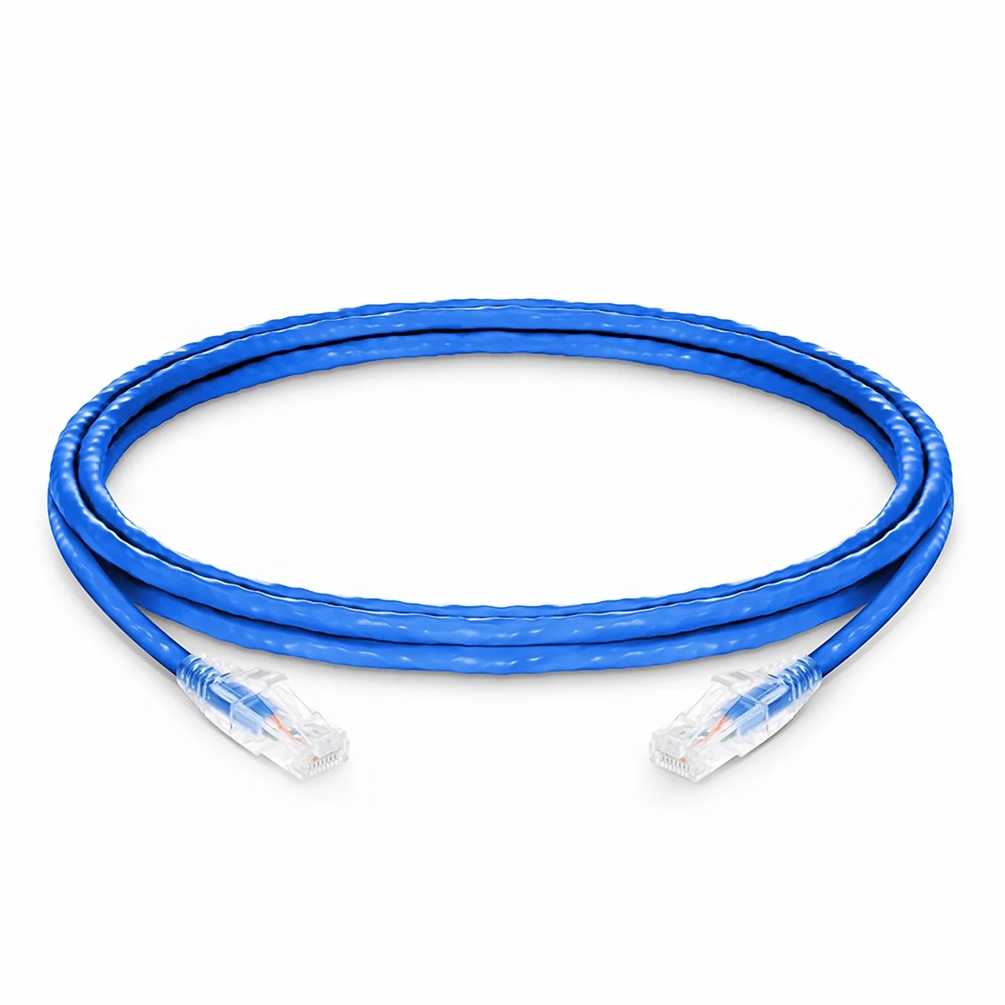 10ft (3.0m) Cat6a 24AWG Snagless Unshielded (U/UTP) LSZH Ethernet Network Patch Cable, Blue