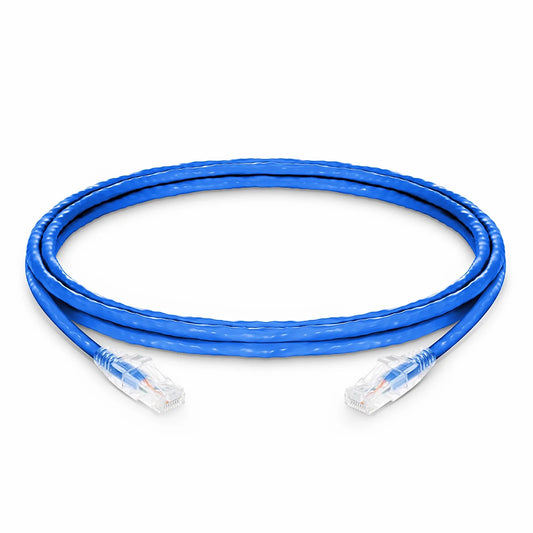10ft (3.0m) Cat6a 24AWG Snagless Unshielded (U/UTP) LSZH Ethernet Network Patch Cable, Blue