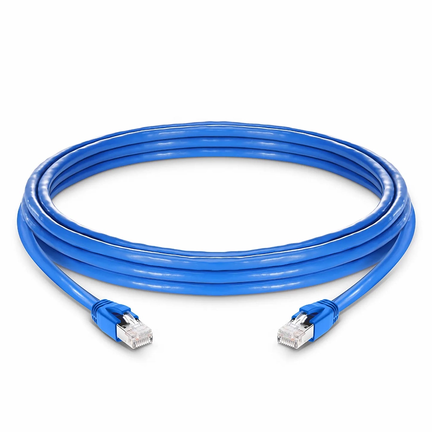 16ft (4.9m) Cat6a 23AWG Snagless Shielded (F/FTP) LSZH Ethernet Network Patch Cable, Blue