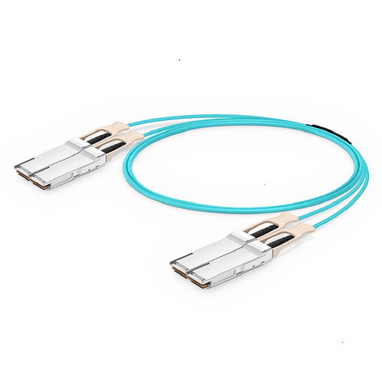 3m (10ft) NVIDIA/Mellanox MFS1S90-H003E Compatible 2 x 200G QSFP56 4 x 50G PAM4 to 2 x 200G QSFP56 4 x 50G PAM4 InfiniBand HDR Active Optical Breakout Cable for Quantum Switches