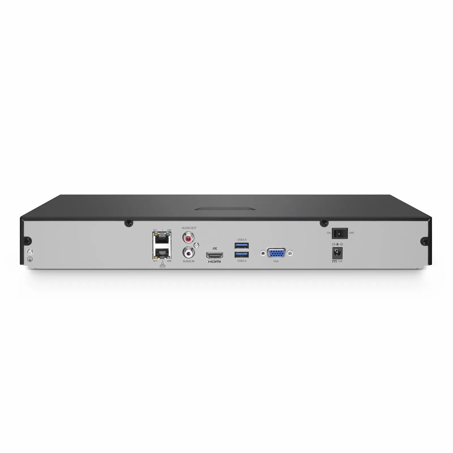 NVR102-16C, 16-Channel 1.5U 4K ＆ H.265+ Decoding Format, Up to 2x8TB Hard Drive (Not Included), Live View/Playback Network Video Recorder