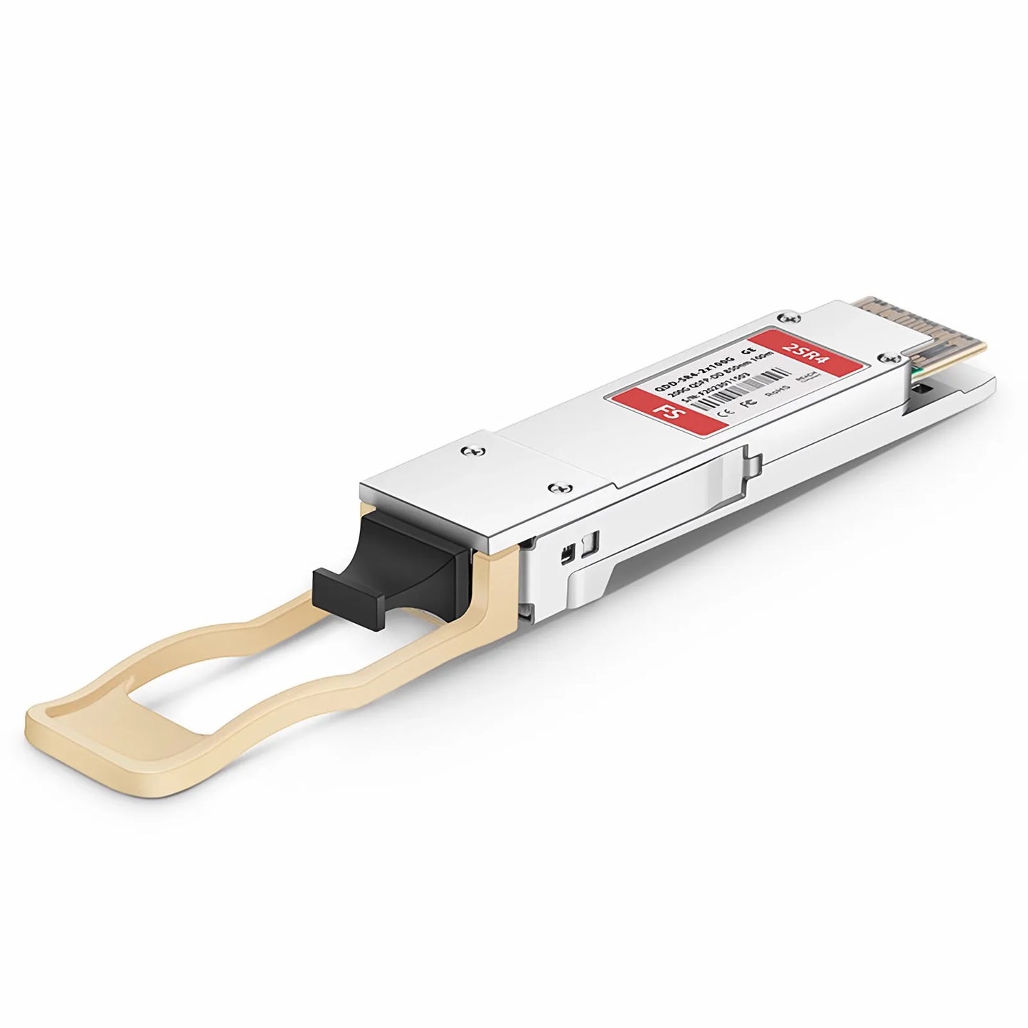 Generic Compatible 200GBASE SR4 QSFP-DD 8 x 25G NRZ 850nm 100m DOM MPO-24/UPC MMF Optical Transceiver Module