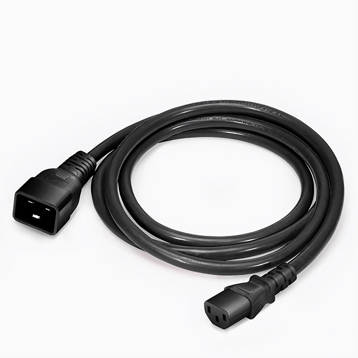 10ft (3m) IEC60320 C20 to IEC60320 C13 14AWG 250V/15A Power Cord, Black