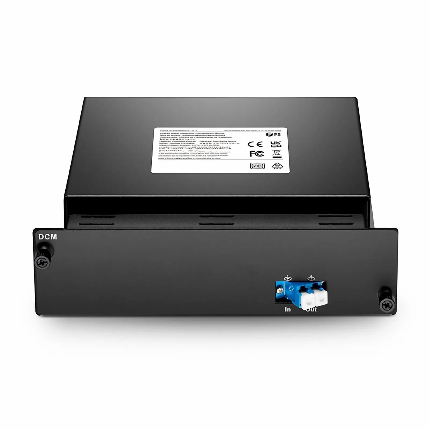 FMT40-DCM, C-band 40km DCF-based Passive Dispersion Compensation Module for FMT Managed Chassis