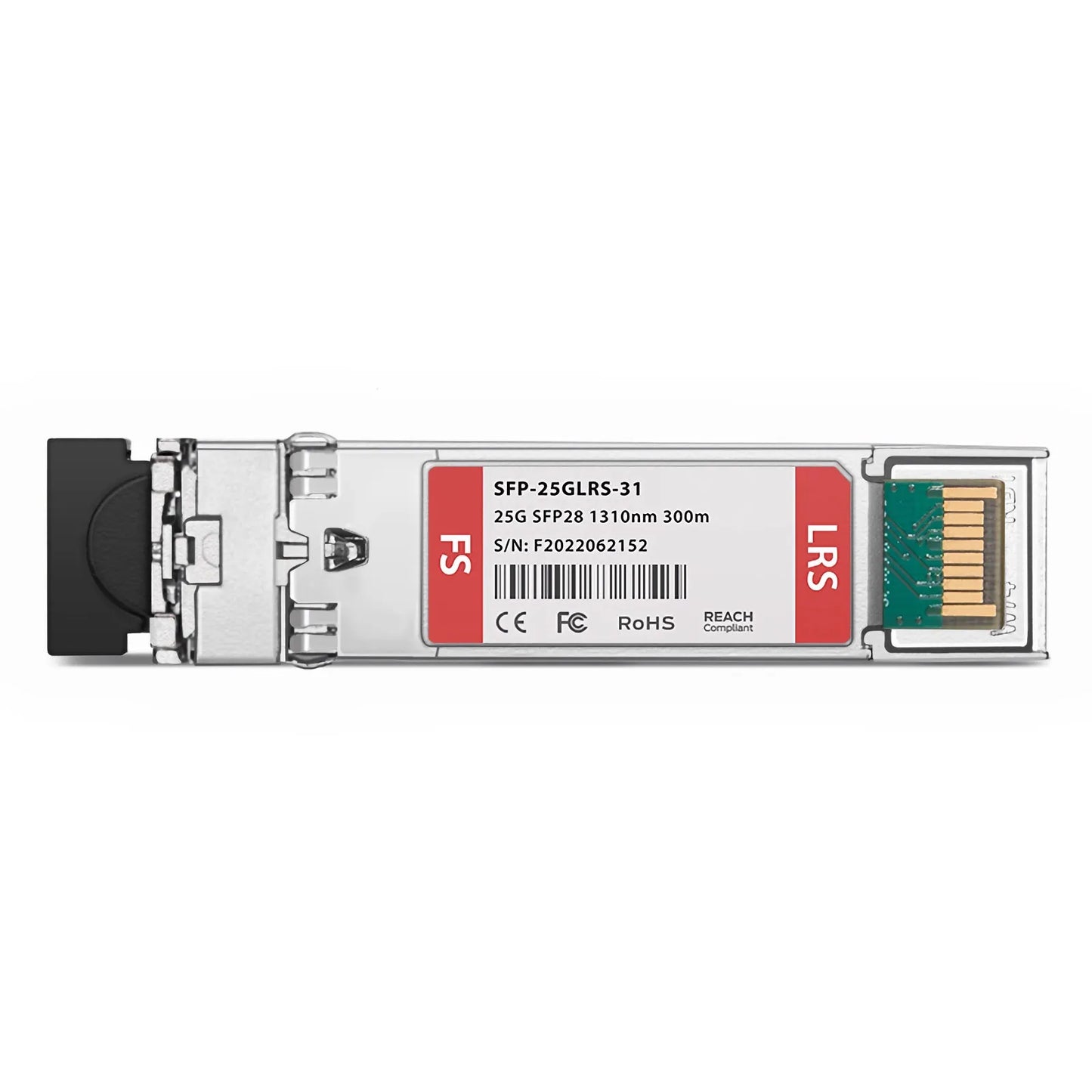 Cisco Compatible 25GBASE-LR-S SFP28 1310nm 300m DOM Duplex LC/UPC SMF Optical Transceiver Module