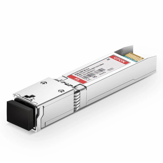 Generic Compatible XG-PON&GPON Combo OLT SFP+ 1577nm-TX/1270nm-RX and 1490nm-TX/1310nm-RX Class B+ 20km DOM Simplex SC/UPC SMF Optical Transceiver Module (Industrial)