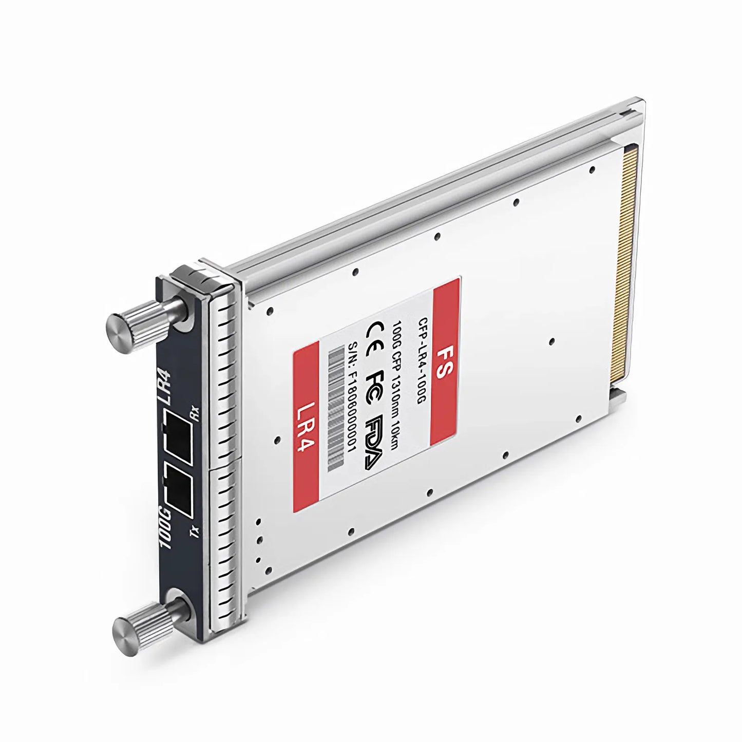 Cisco CFP-100G-LR4 Compatible 100GBASE-LR4 CFP 4 x 25G NRZ 1310nm 10km DOM Duplex LC SMF Optical Transceiver Module