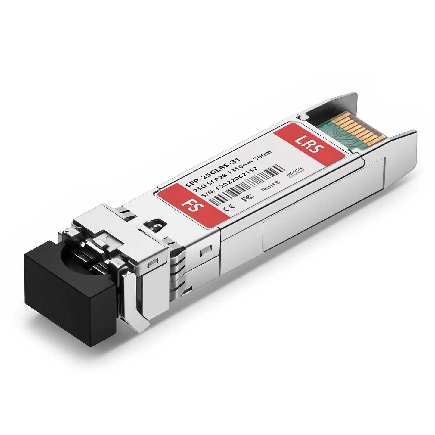 Cisco Compatible 25GBASE-LR-S SFP28 1310nm 300m DOM Duplex LC/UPC SMF Optical Transceiver Module