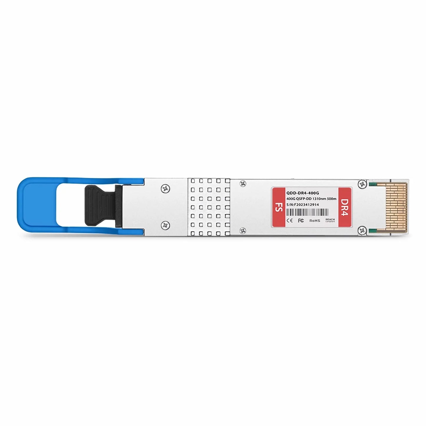 Cisco QDD-400G-DR4-S Compatible 400GBASE-DR4 QSFP-DD 8 x 50G PAM4 1310nm 500m DOM MPO-12/APC SMF Optical Transceiver Module, Breakout to 4 x 100G-DR