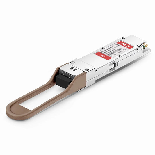 100GBASE-4WDM-20 QSFP28 4 x 25G NRZ 1310nm 20km DOM Duplex LC /UPC SMF Optical Transceiver Module for FS Switches (Industrial)