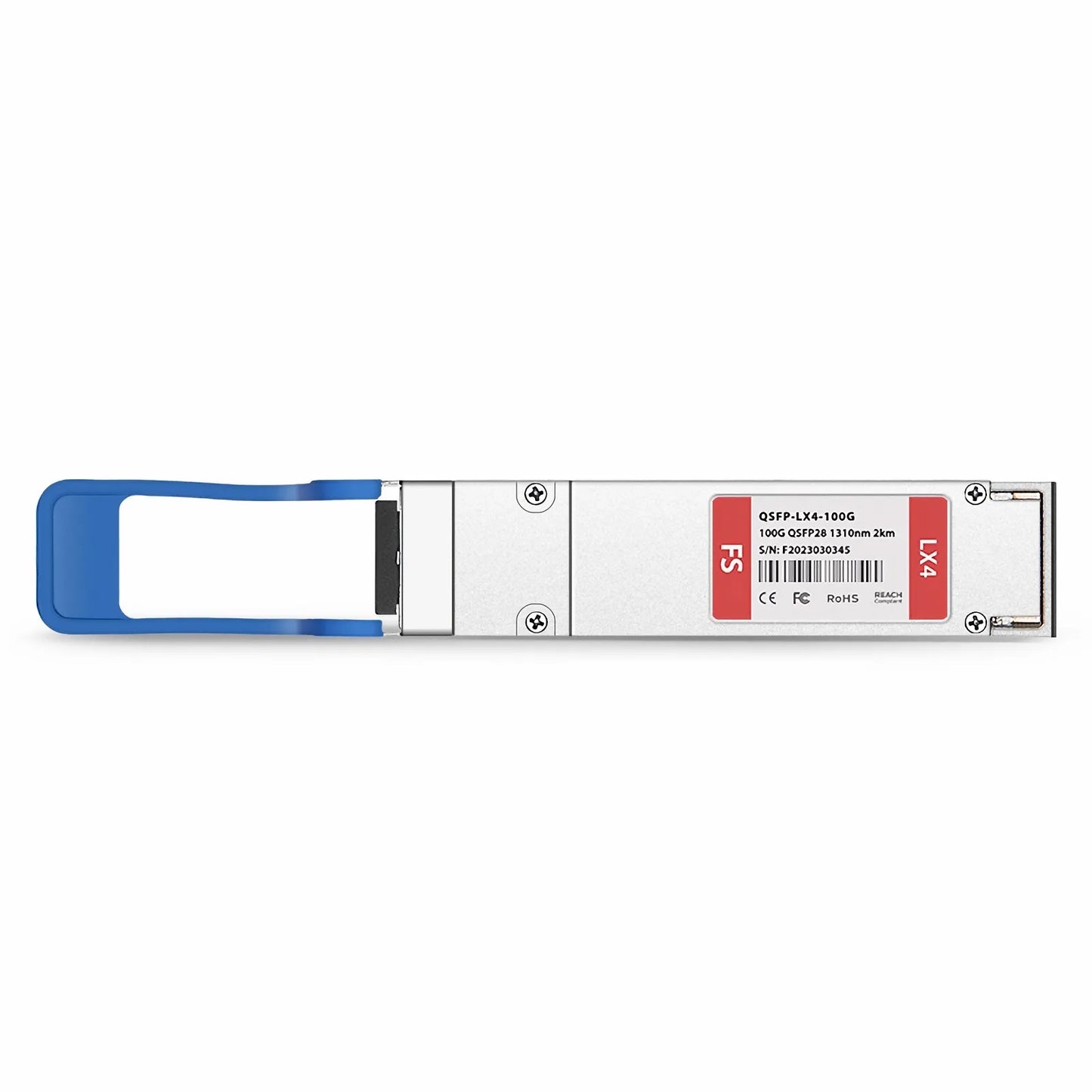 Cisco Compatible 100GBASE-LX4 QSFP28 4 x 25G NRZ 1310nm 2km/100m DOM Duplex LC/UPC SMF/MMF Optical Transceiver Module