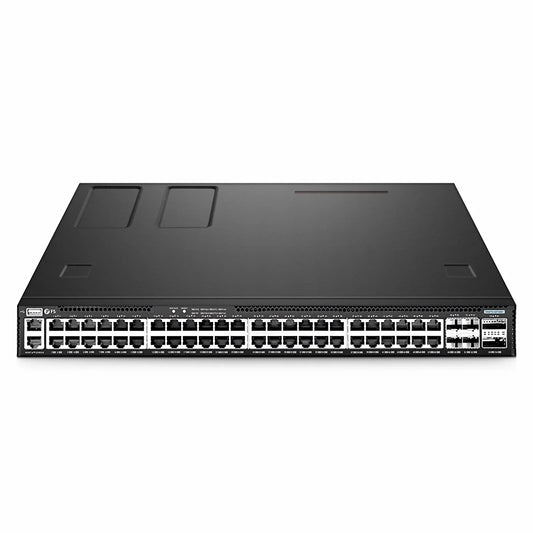 S5870-48T6BC, 48-Port Ethernet L3 Enterprise Switch, 48 x Gigabit RJ45, with 4 x 25Gb SFP28 and 2 x 100Gb QSFP28 Uplinks, PicOS®, Support EVPN-VXLAN, Broadcom Chip
