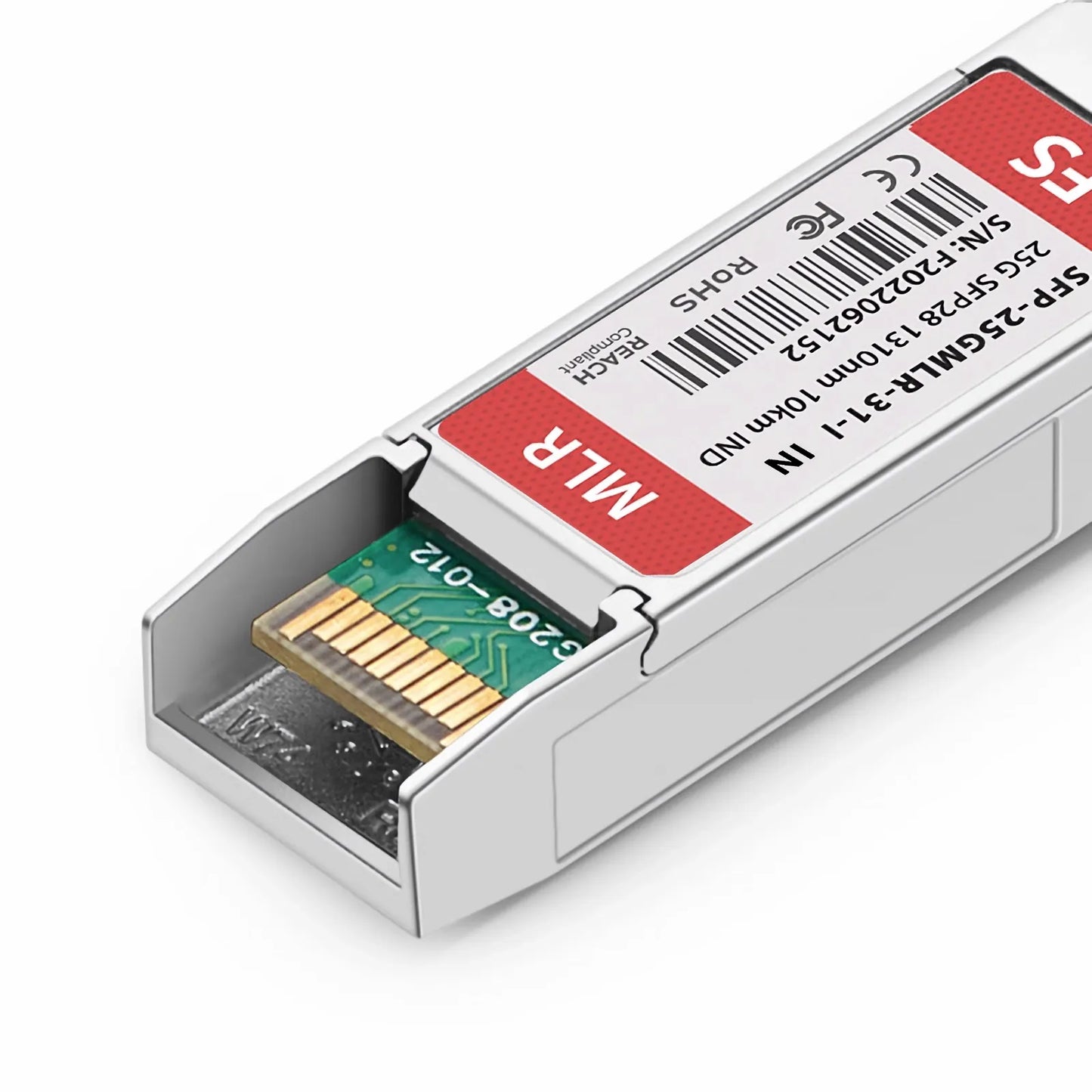 Intel E25GSFP28LRX Compatible 10/25GBASE-LR SFP28 Dual-rate 1310nm 10km DOM Duplex LC/UPC SMF Optical Transceiver Module (Industrial)