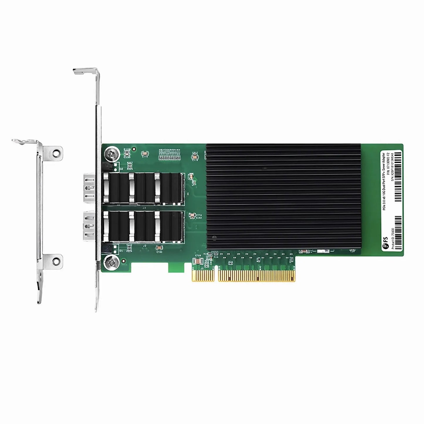 Intel X710-BM2 Based Ethernet Network Interface Card, 10G Dual-Port SFP+, PCIe 3.0 x 8, Comparable to Intel X710-DA2, Full Height&Low Profile
