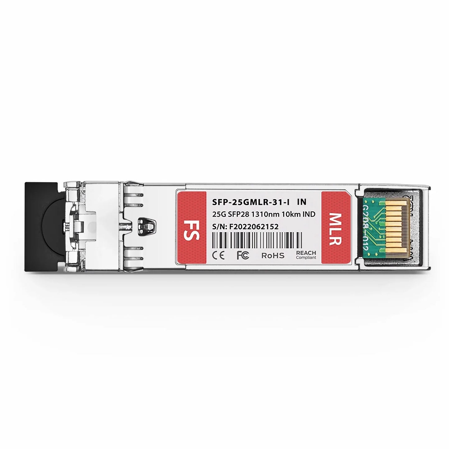 Intel E25GSFP28LRX Compatible 10/25GBASE-LR SFP28 Dual-rate 1310nm 10km DOM Duplex LC/UPC SMF Optical Transceiver Module (Industrial)