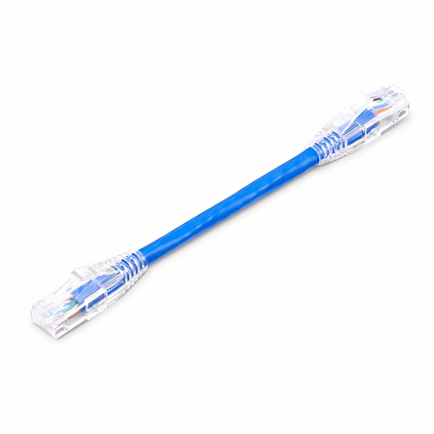 6in (0.15m) Cat6 24AWG Snagless Unshielded (U/UTP) LSZH Ethernet Network Patch Cable, Blue