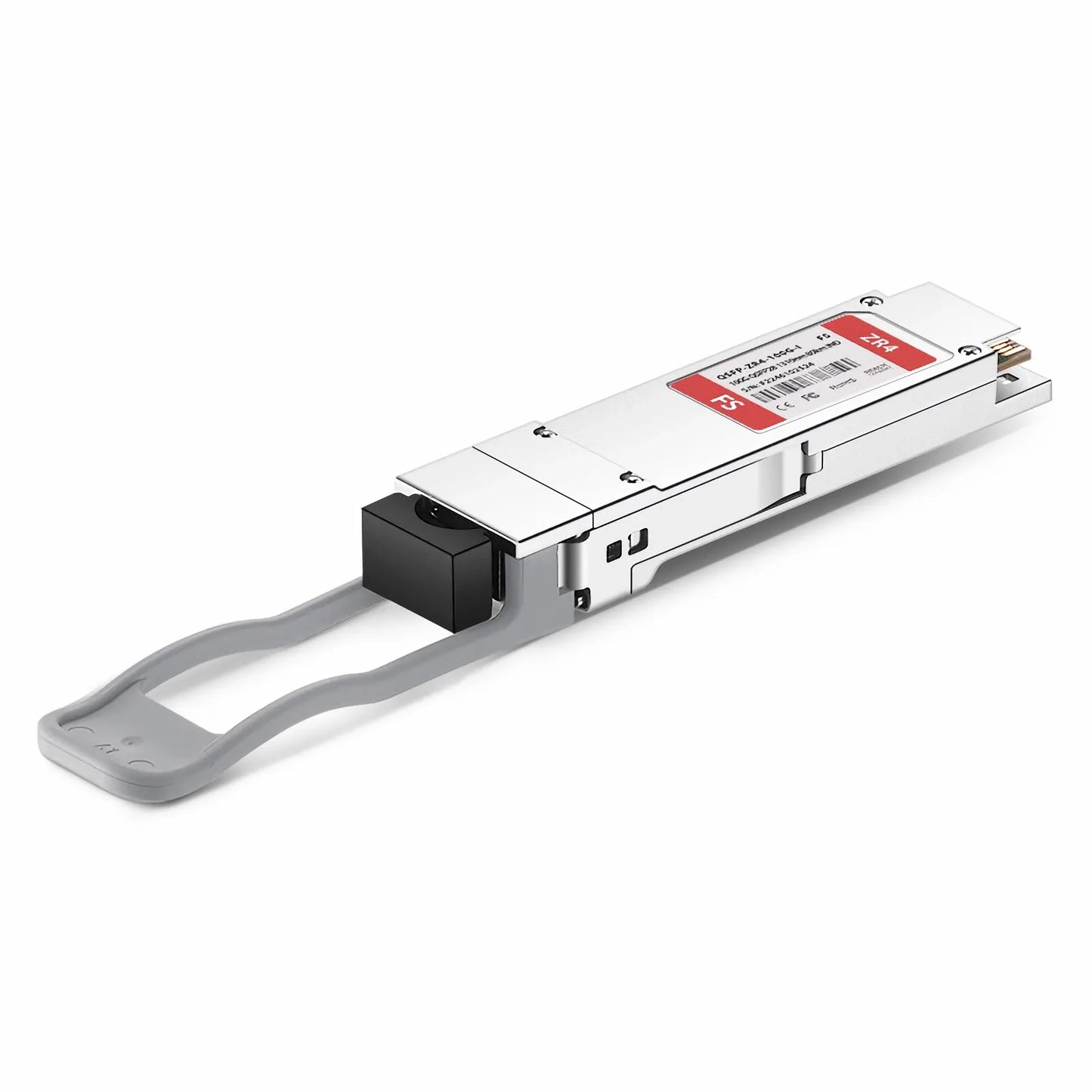 100GBASE-ZR4 QSFP28 4 x 25G NRZ 1310nm 80km DOM Duplex LC/UPC SMF Optical Transceiver Module for FS Switches (Industrial)