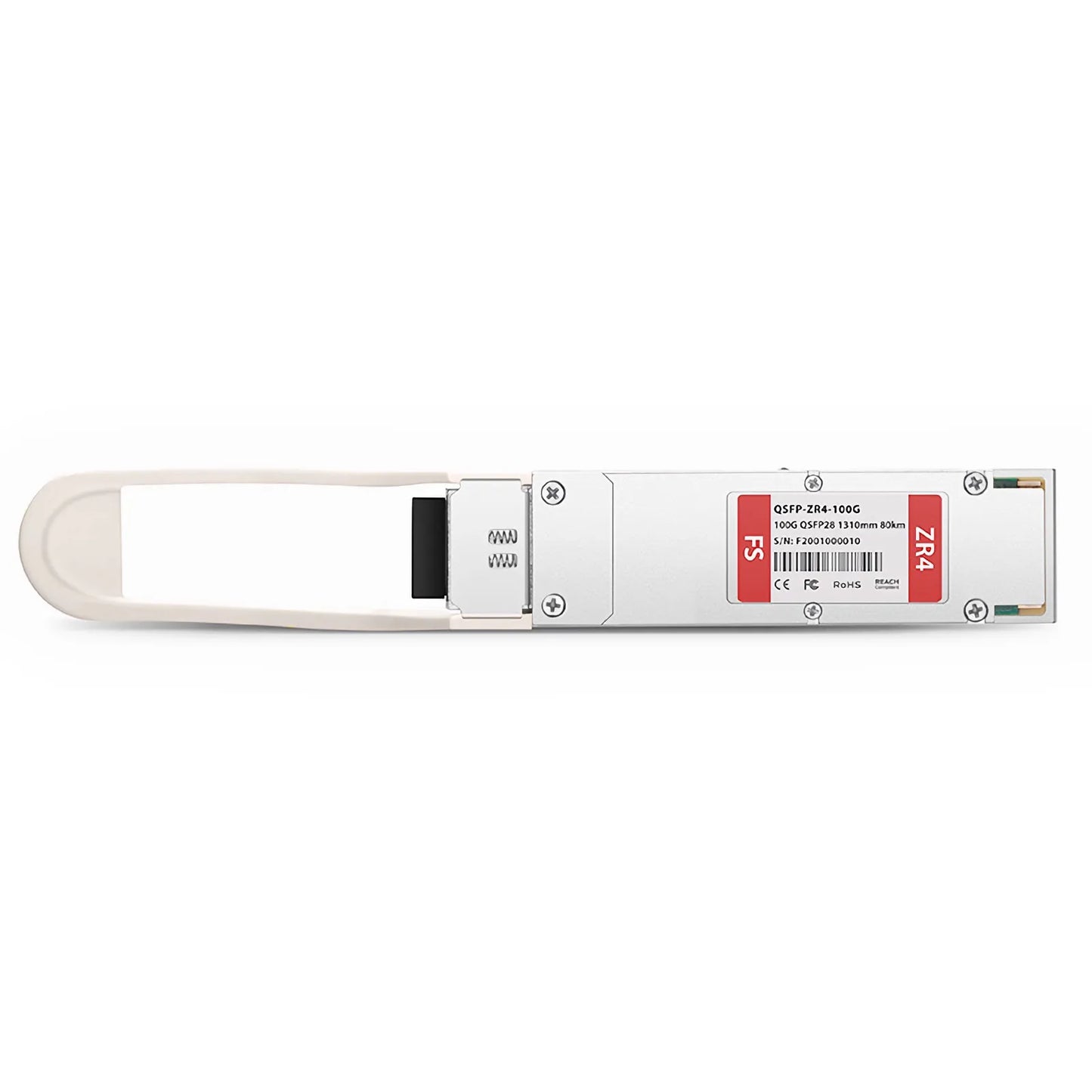 Cisco QSFP-100G-ZR4-S Compatible 100GBASE-ZR4 QSFP28 4 x 25G NRZ 1310nm 80km DOM Duplex LC/UPC SMF Optical Transceiver Module
