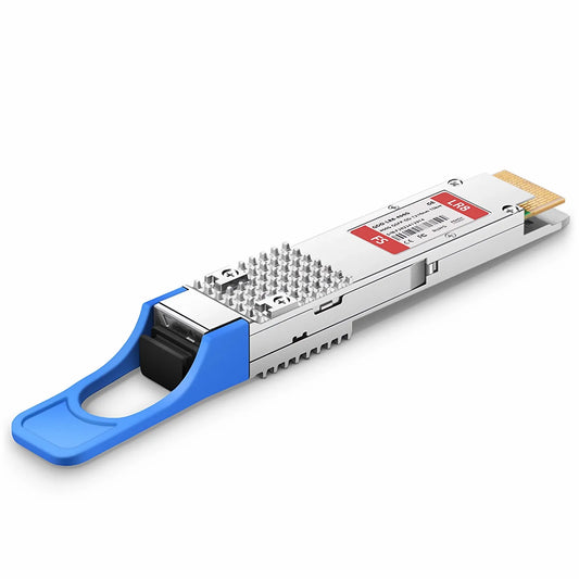 Generic Compatible 400GBASE-LR8 QSFP-DD 8 x 50G PAM4 1310nm 10km DOM Duplex LC/UPC SMF Optical Transceiver Module