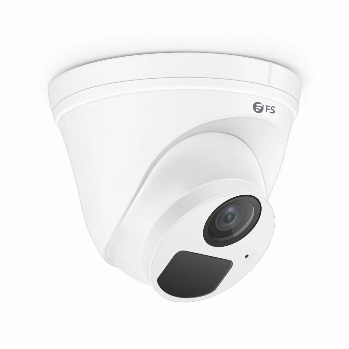 IPC101-5M-T Turret Camera, with Fixed 2.8mm Lens, 5MP Resolution, Built-in Mic, 98ft Night Vision, IP67 PoE Network Camera