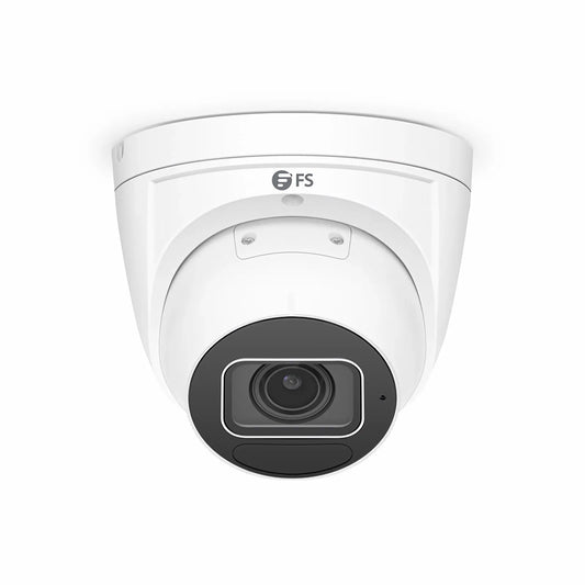 IPC304-8M-T Turret Camera, with 2.8 ~ 12mm Varifocal Lens, 8MP Resolution, Built-in Mic, 131ft Night Vision, Smart Intrusion Prevention, IP67 & IK10 PoE Network Camera