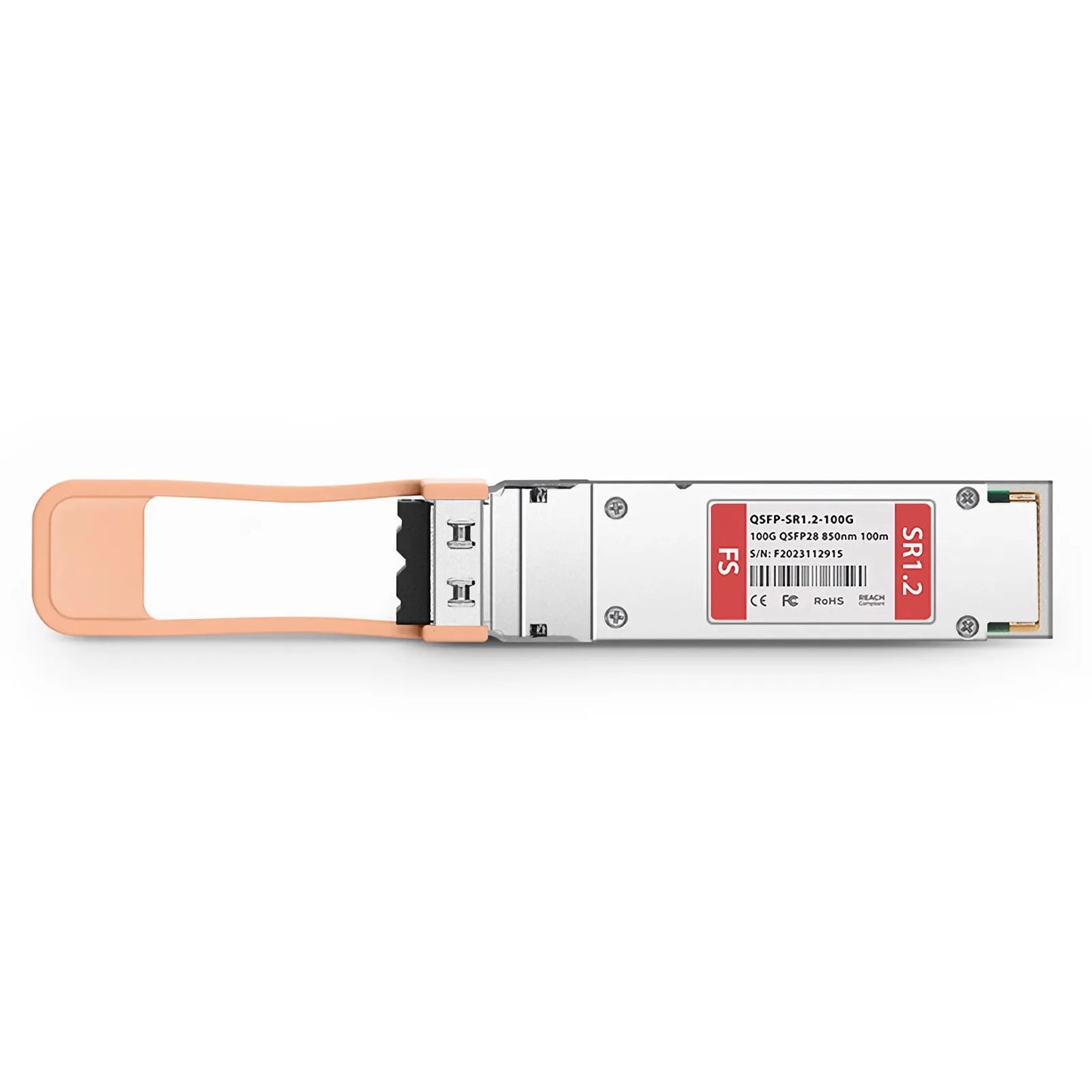 Cisco QSFP-100G-SR1.2 Compatible 100GBASE-SR1.2 QSFP28 BiDi 4 x 25G NRZ 850/910nm 100m DOM Duplex LC/UPC MMF Optical Transceiver Module