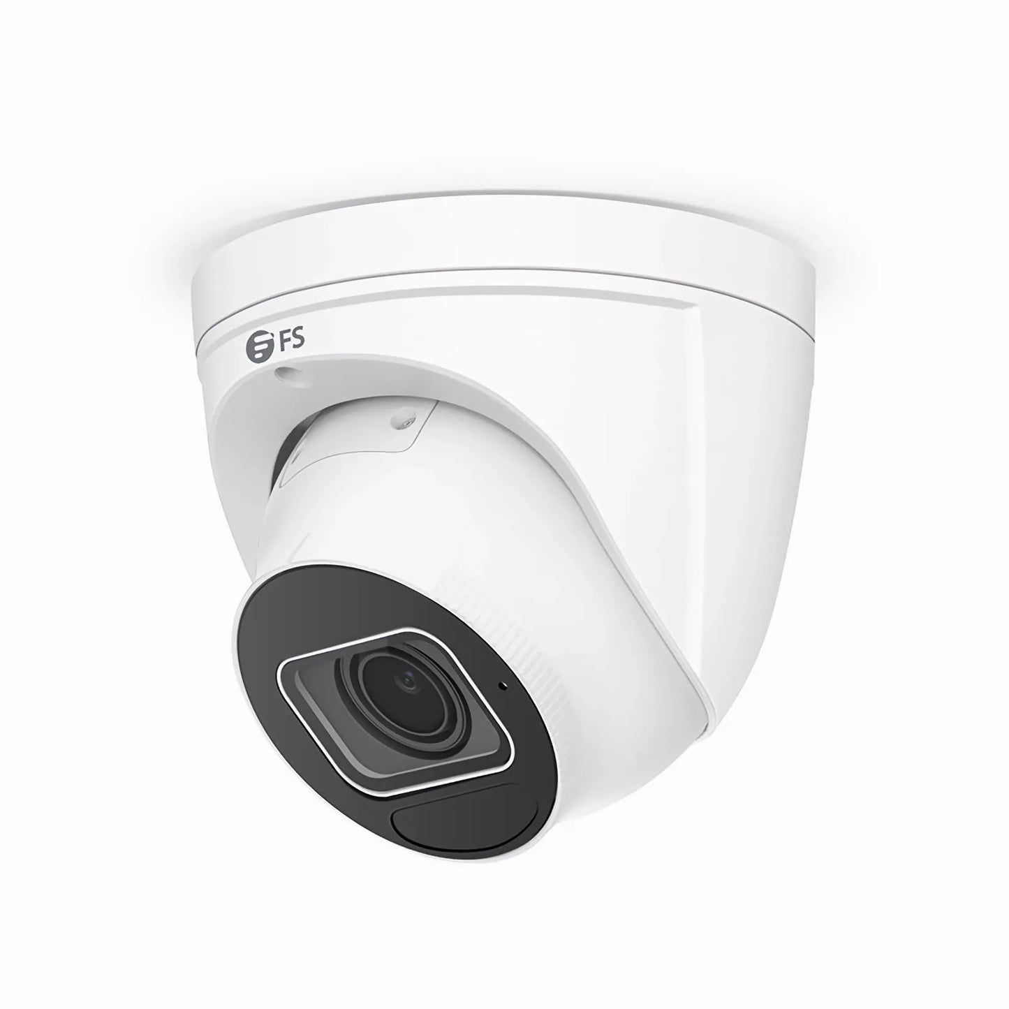 IPC304-8M-T Turret Camera, with 2.8 ~ 12mm Varifocal Lens, 8MP Resolution, Built-in Mic, 131ft Night Vision, Smart Intrusion Prevention, IP67 & IK10 PoE Network Camera