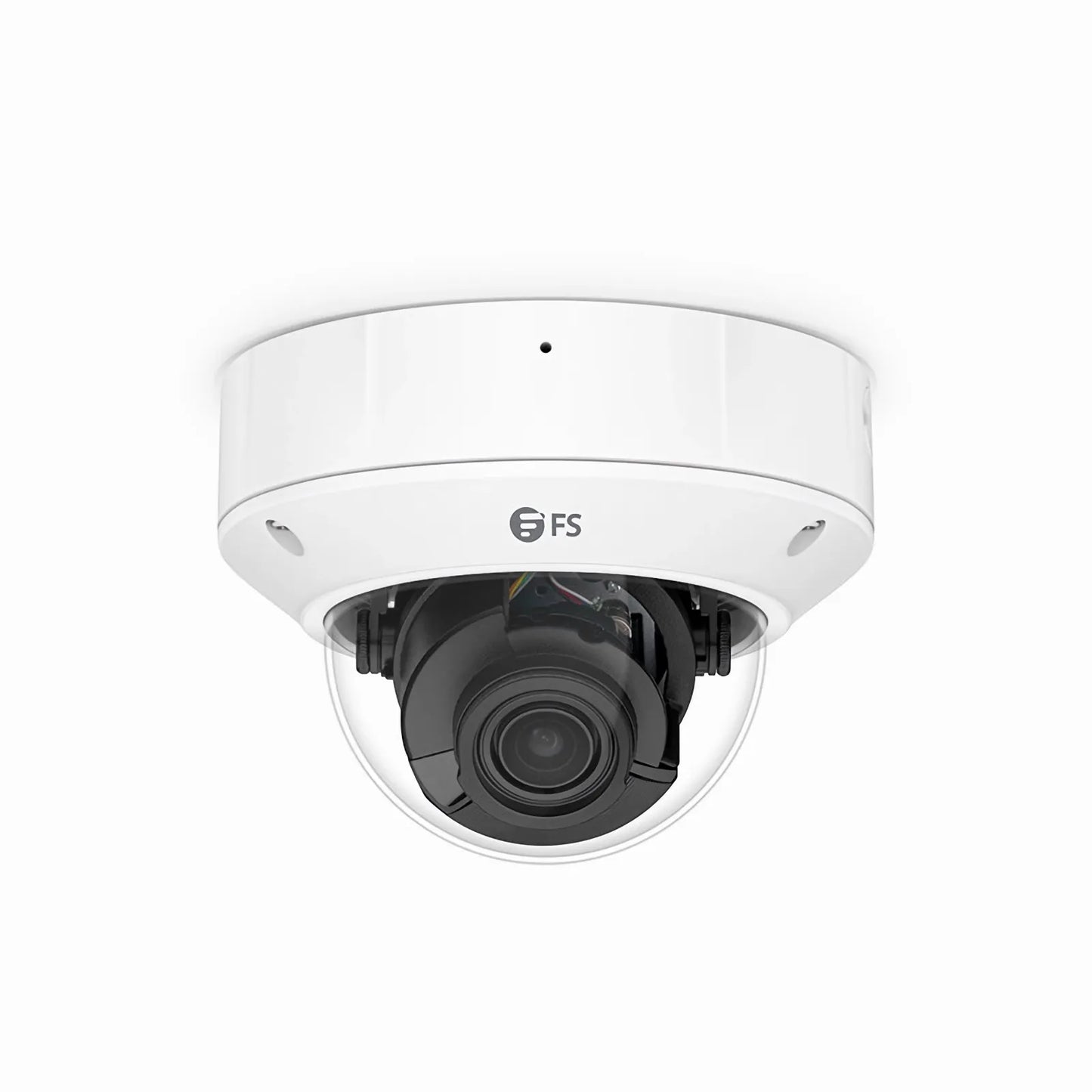 IPC305-5M-D Dome Camera, with 2.7 ~ 13.5mm Varifocal Lens, 5MP Resolution, Built-in Mic, 131ft Night Vision, Smart Intrusion Prevention, IP67 & IK10 PoE Network Camera