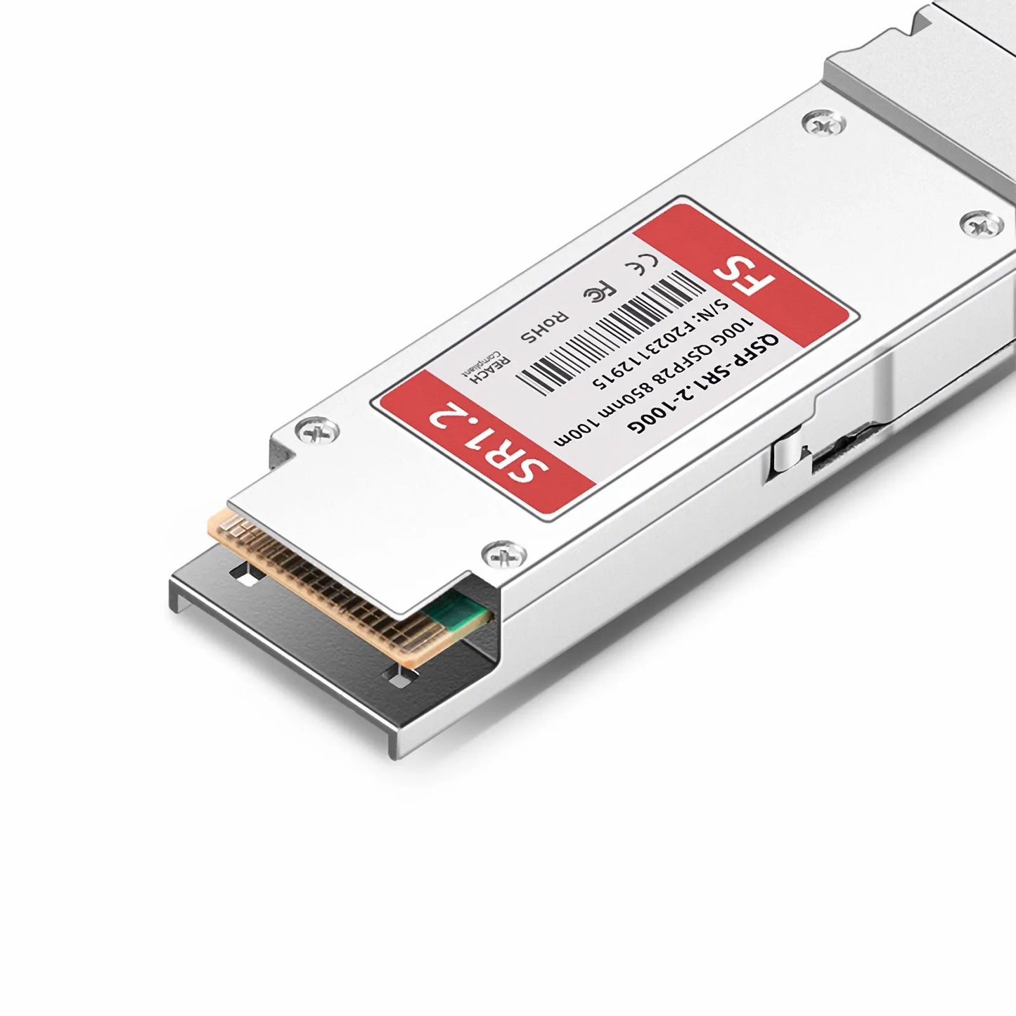 Cisco QSFP-100G-SR1.2 Compatible 100GBASE-SR1.2 QSFP28 BiDi 4 x 25G NRZ 850/910nm 100m DOM Duplex LC/UPC MMF Optical Transceiver Module