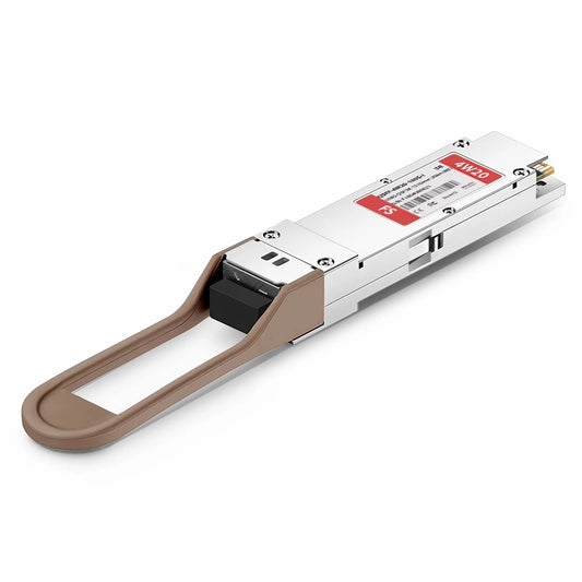 Dell Compatible 100GBASE-4WDM-20 QSFP28 4 x 25G NRZ 1310nm 20km DOM Duplex LC /UPC SMF Optical Transceiver Module (Industrial)
