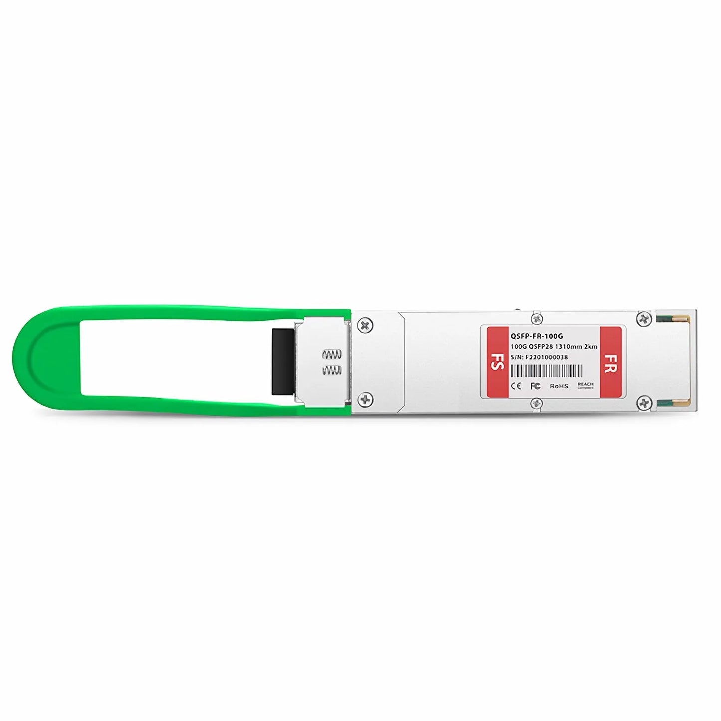 Cisco QSFP-100G-FR-S Compatible 100GBASE-FR QSFP28 Single Lambda 4 x 25G NRZ 1310nm 2km DOM Duplex LC/UPC SMF Optical Transceiver Module