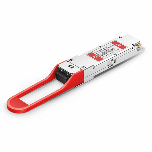100GBASE-ER4 and 112G OTU4 QSFP28 Dual Rate 4 x 25G NRZ 1310nm 40km DOM Duplex LC/UPC SMF Optical Transceiver Module for FS Switches