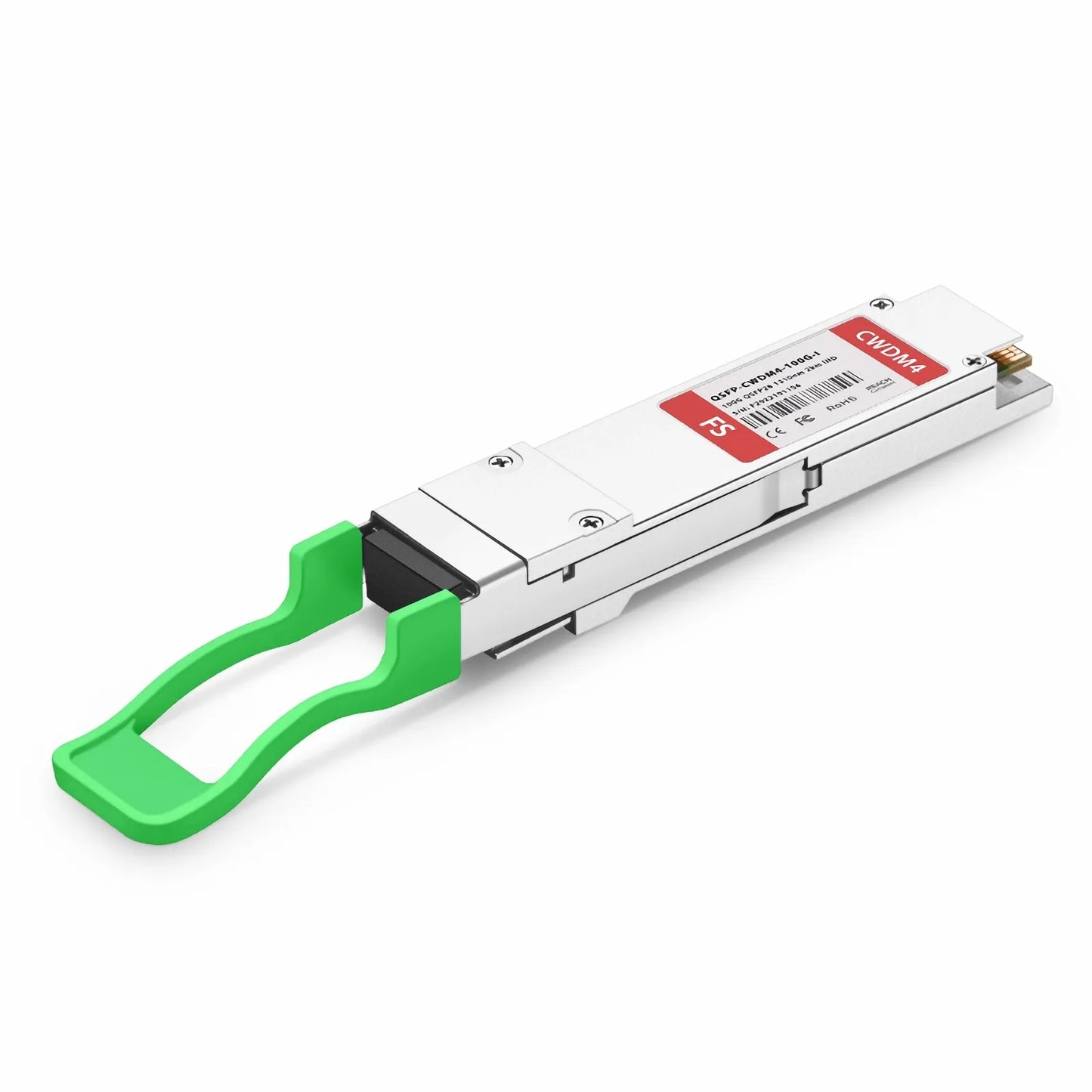 Cisco Compatible 100GBASE-CWDM4 QSFP28 4 x 25G NRZ 1310nm 2km DOM Duplex LC/UPC SMF Optical Transceiver Module (Industrial)
