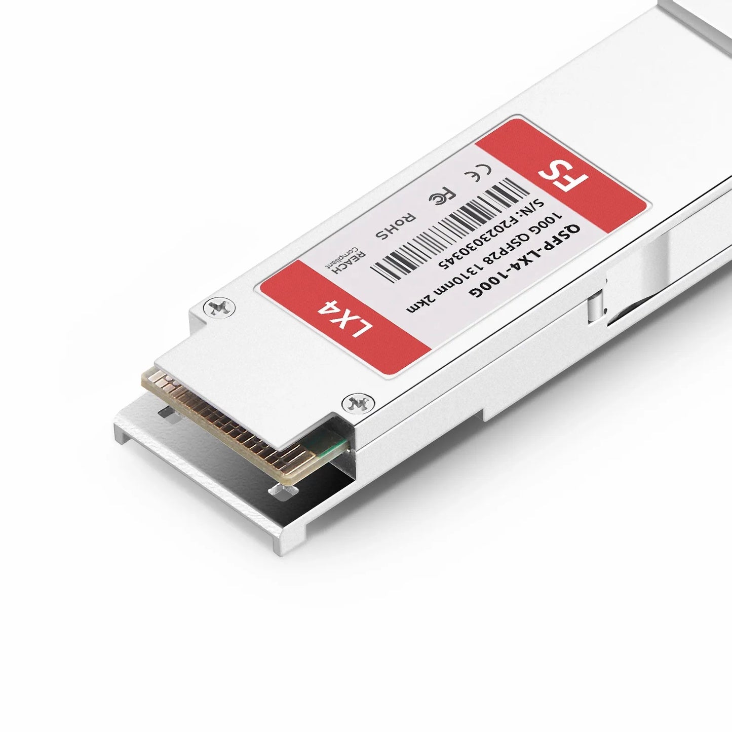 Cisco Compatible 100GBASE-LX4 QSFP28 4 x 25G NRZ 1310nm 2km/100m DOM Duplex LC/UPC SMF/MMF Optical Transceiver Module