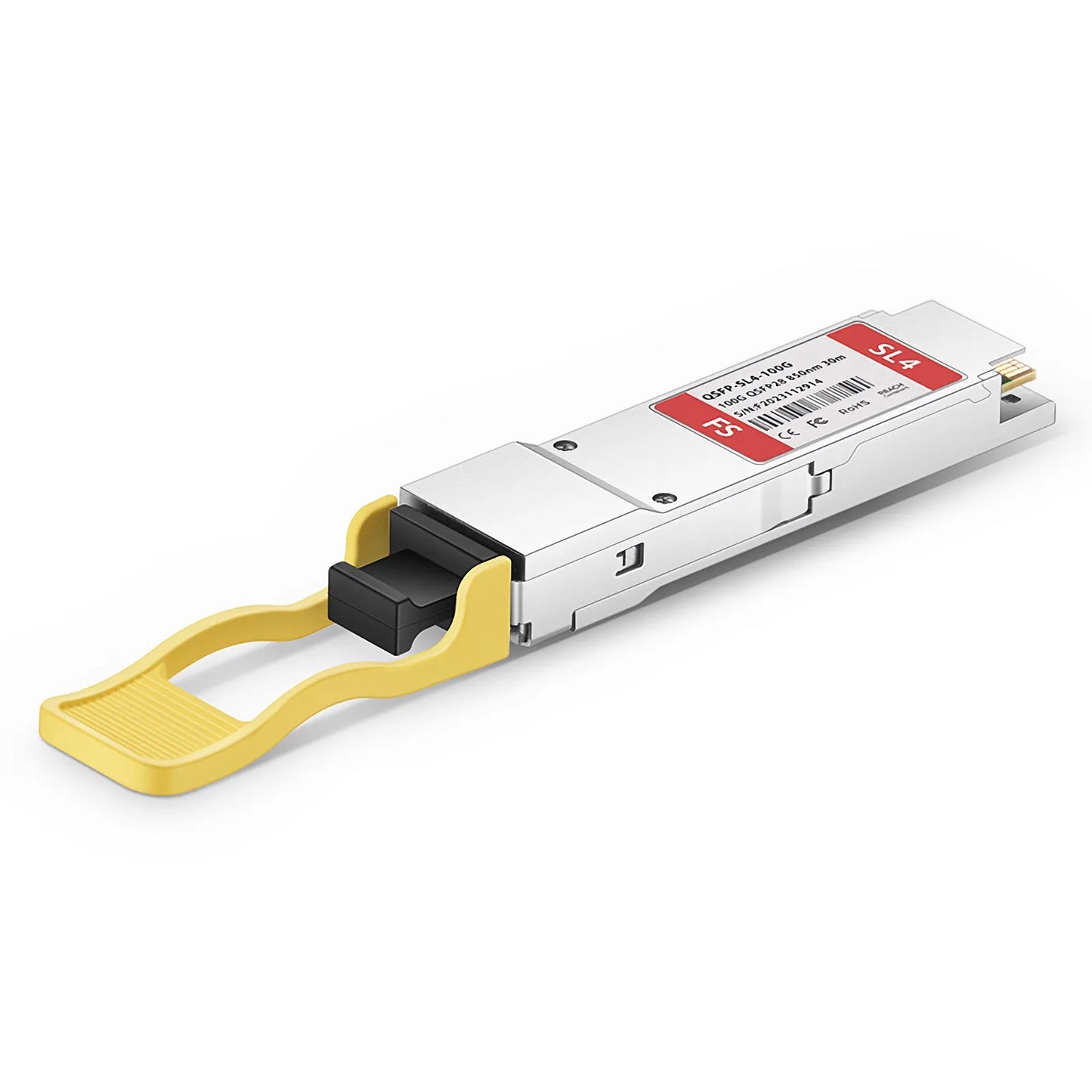 Cisco QSFP-100G-SL4 Compatible 100GBASE-SL4 QSFP28 4 x 25G NRZ 850nm 30m DOM MPO-12/UPC MMF Optical Transceiver Module, Breakout to 4 x 25G-SR