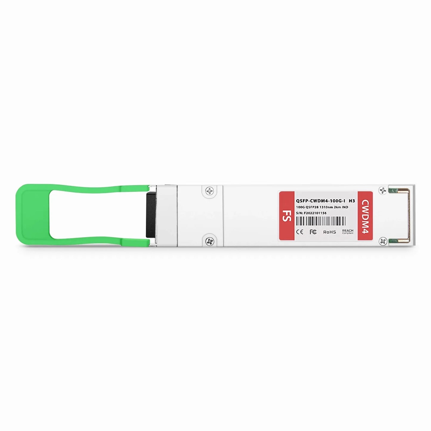 H3C Compatible 100GBASE-CWDM4 QSFP28 4 x 25G NRZ 1310nm 2km DOM Duplex LC/UPC SMF Optical Transceiver Module (Industrial)
