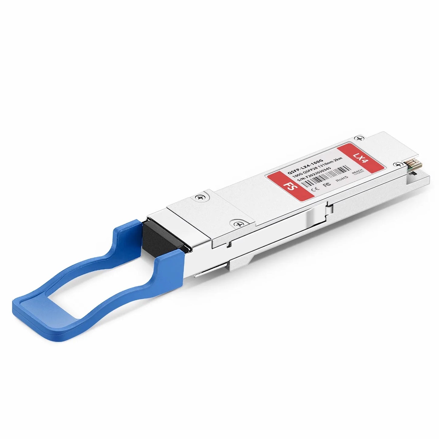Cisco Compatible 100GBASE-LX4 QSFP28 4 x 25G NRZ 1310nm 2km/100m DOM Duplex LC/UPC SMF/MMF Optical Transceiver Module
