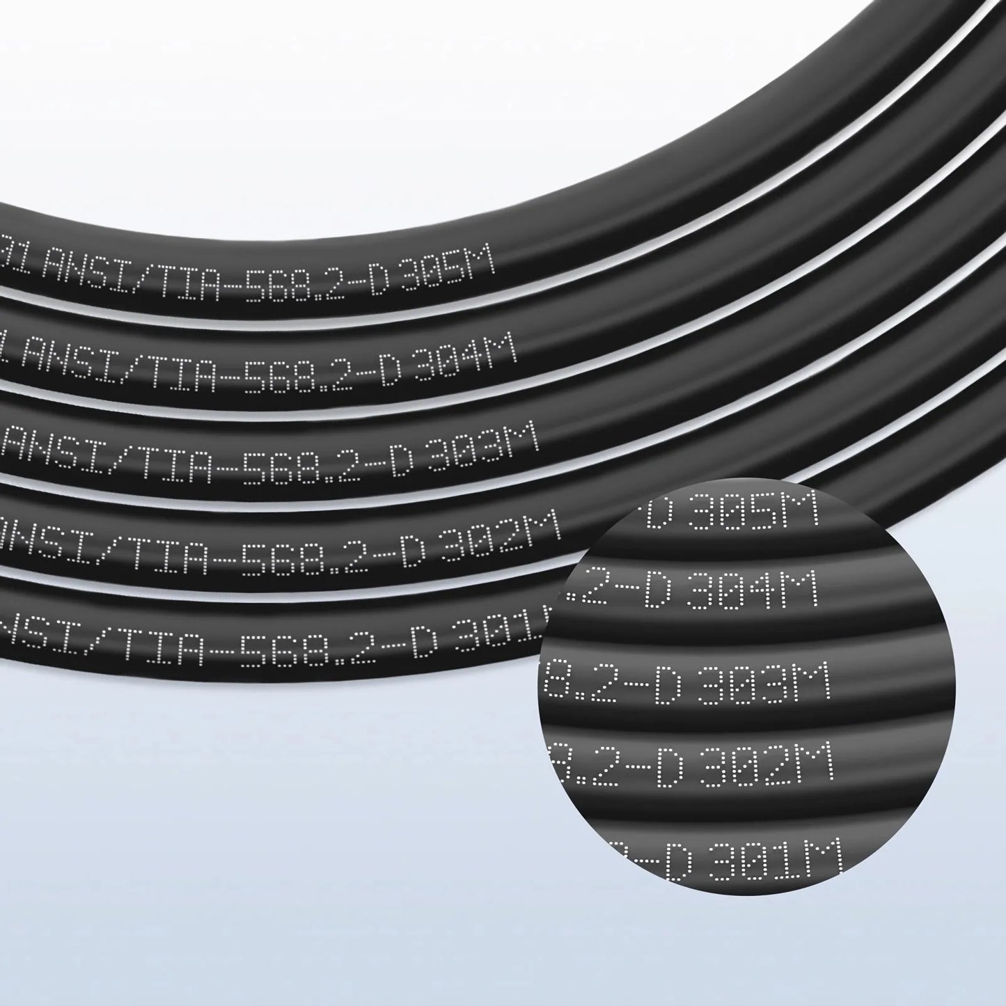 Cat6 Ethernet Bulk Cable, 1000ft (305m), UL Listed, 26AWG Stranded Pure Bare Copper Wire, 550MHz, Shielded (F/UTP), PVC CM, with Reel (Black)
