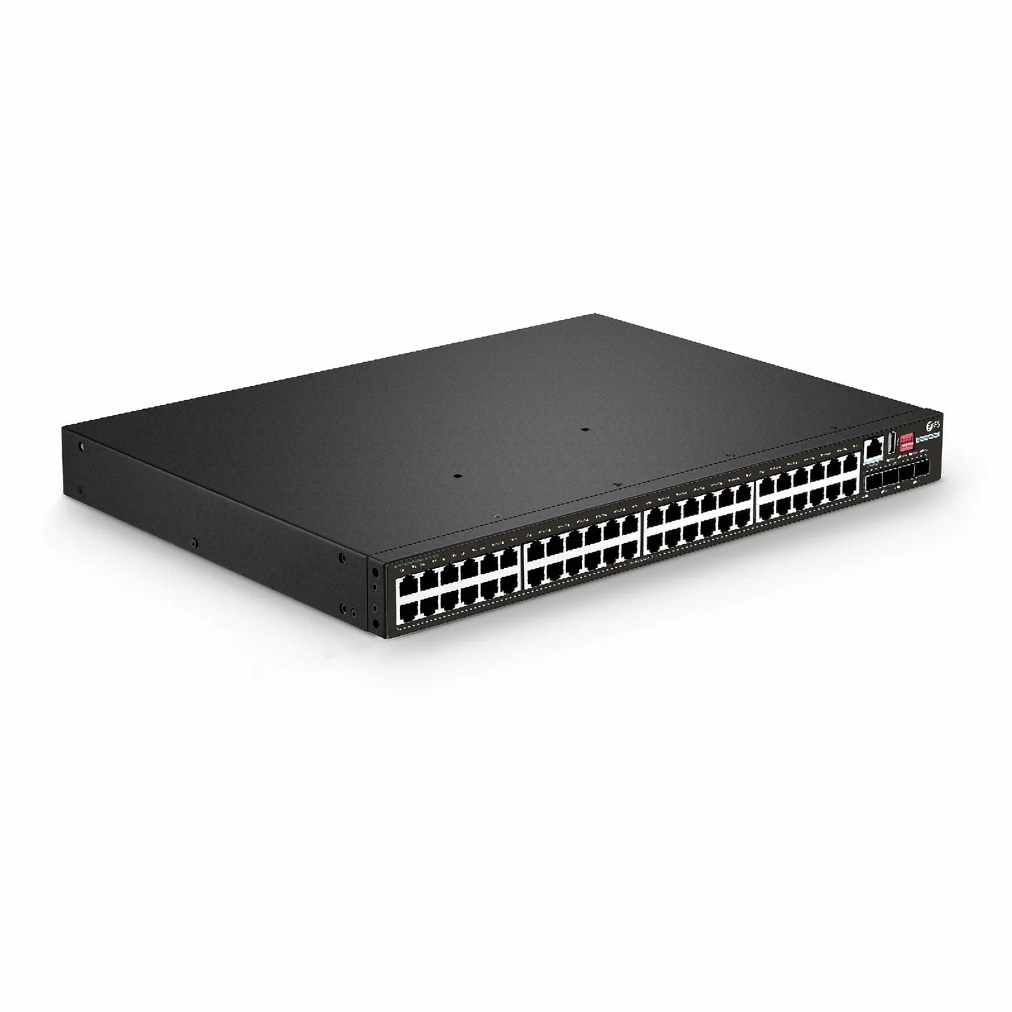 IES5120-48T4S, 48-Port Gigabit Ethernet L2+ Managed Industrial Switch, 48 x 10/100/1000BASE-T, with 4 x 1/10Gb SFP+, -40 to 75°C Operating Temperature