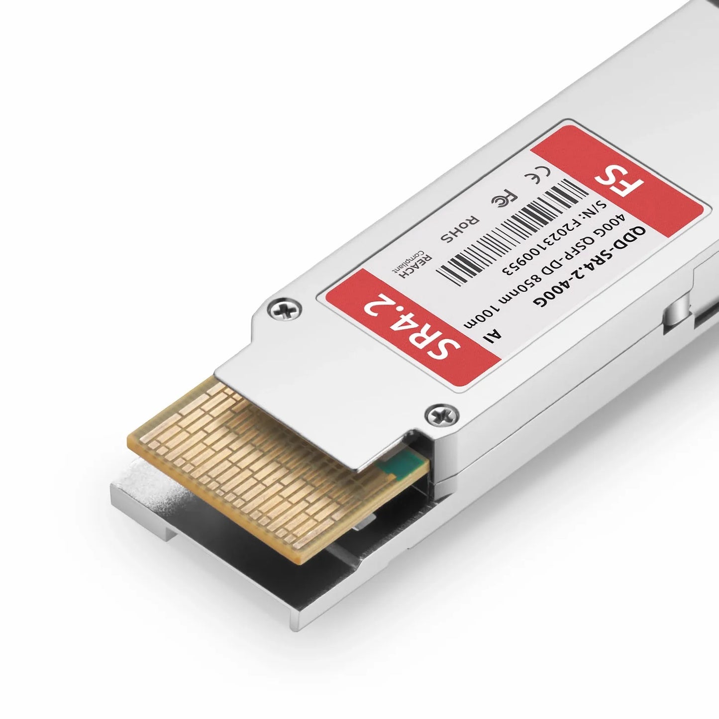 Arista QDD-400G-SRBD Compatible 400GBASE-SR4.2 QSFP-DD 8 x 50G PAM4 850nm 100m MPO-12/UPC MMF Optical Transceiver Module, Breakout to 4 x 100G-SR1.2