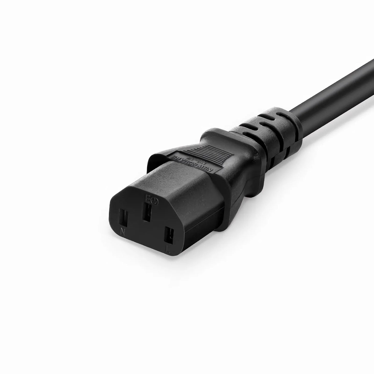 10ft (3m) IEC60320 C20 to IEC60320 C13 14AWG 250V/15A Power Cord, Black