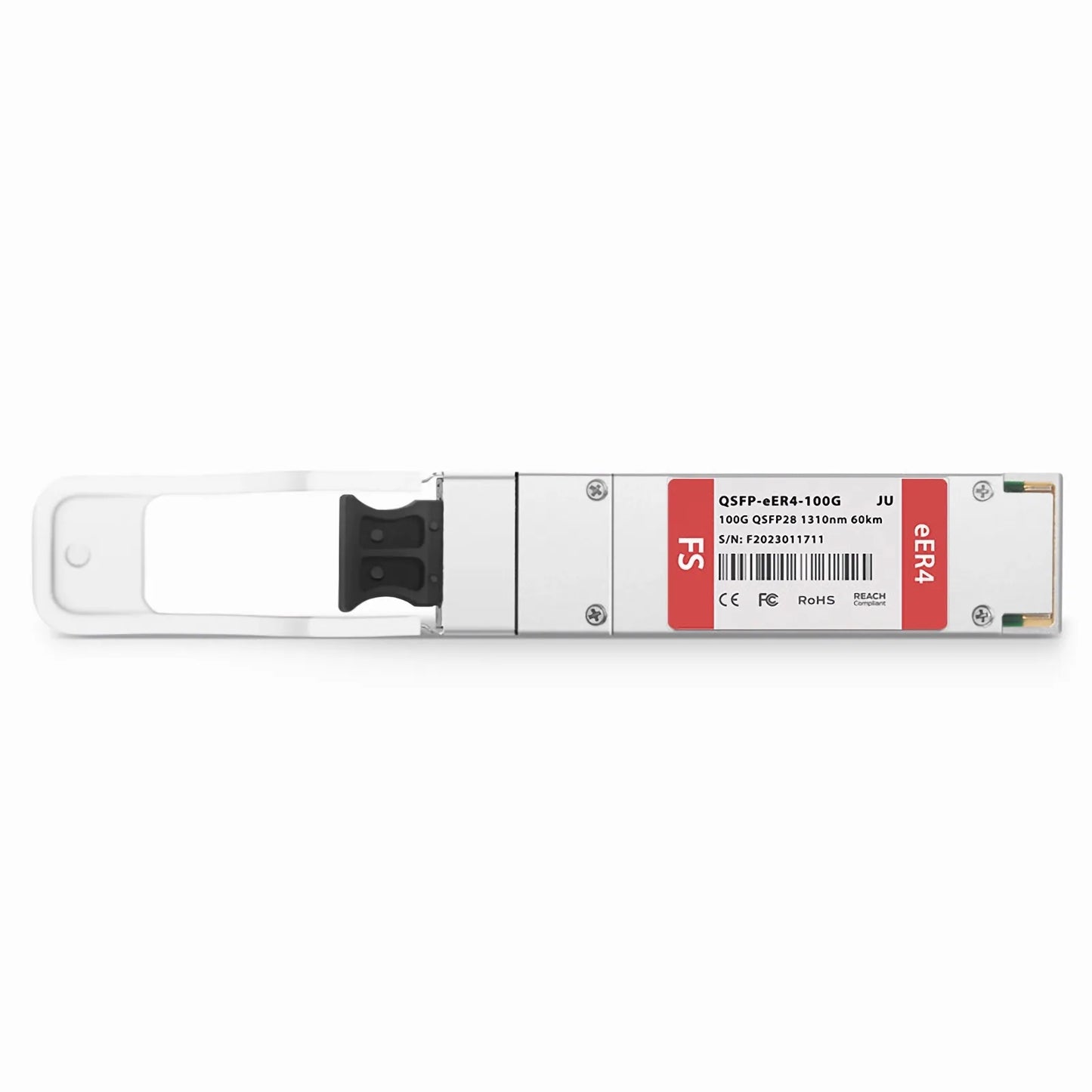 Juniper Networks QSFP-100G-ZR4 Compatible 100GBASE-ER4 QSFP28 4 x 25G NRZ 1310nm 60km DOM Duplex LC/UPC SMF Optical Transceiver Module