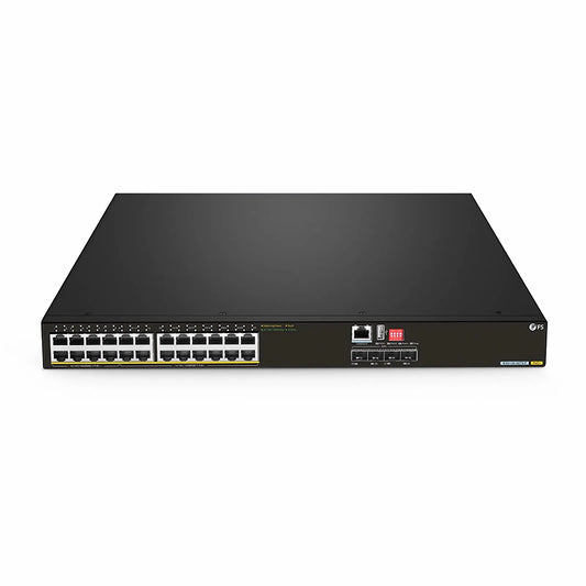 IES5120-28TS-P, 24-Port Gigabit Ethernet L2+ Managed Industrial PoE++ Switch, 8 x PoE++ Ports, 16 x PoE+ Ports @360W, with 4 x 1/10Gb SFP+, Wide-Temp