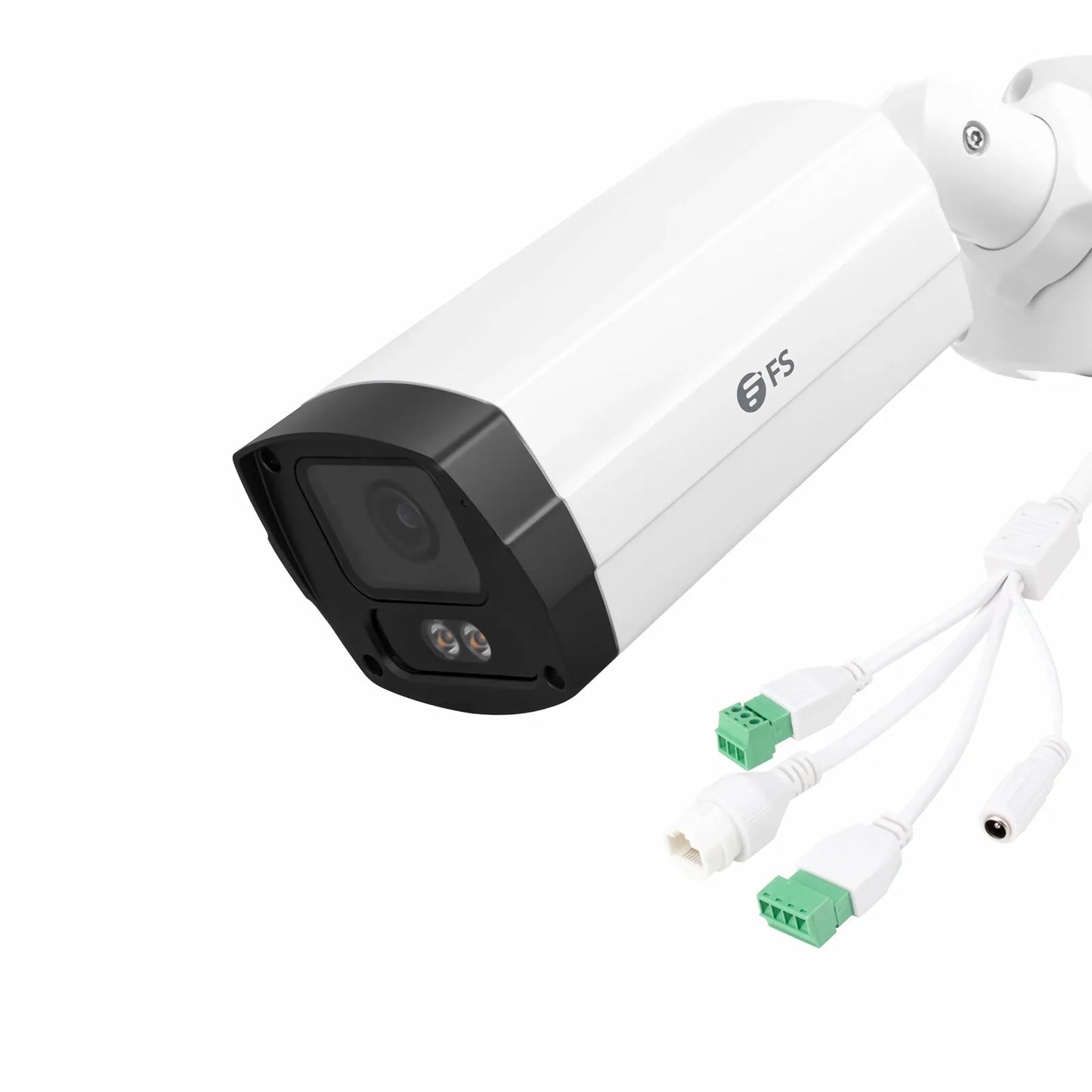 IPC501-FC-4M-B, 4MP Bullet PoE Network Camera with 98ft Color Night Vision, 120dB True WDR, Smart Intrusion Prevention, IP67 & IK10 Rating, 4.0mm Fixed Lens