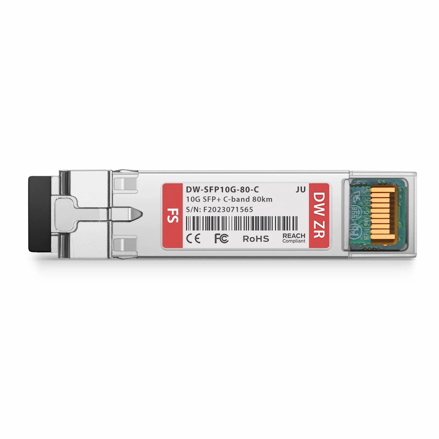 Juniper Networks SFPP-10G-DT-ZRC2 Compatible SFP+ 10G DWDM C-band Tunable 96Chs 50GHz 80km DOM Duplex LC/UPC SMF Optical Transceiver Module for Transmission