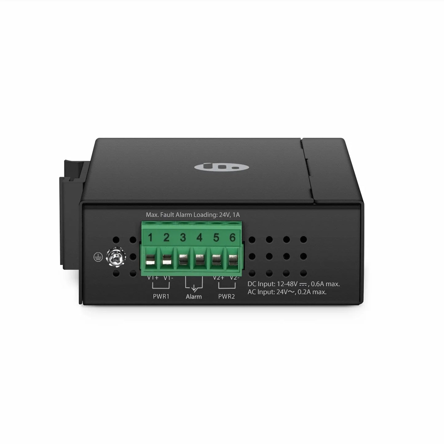 Industrial 1x 100M/1G/2.5G/5G/10GBase-T RJ45 to 1x 10GBase-X SFP+ 10Gigabit Ethernet Media Converter