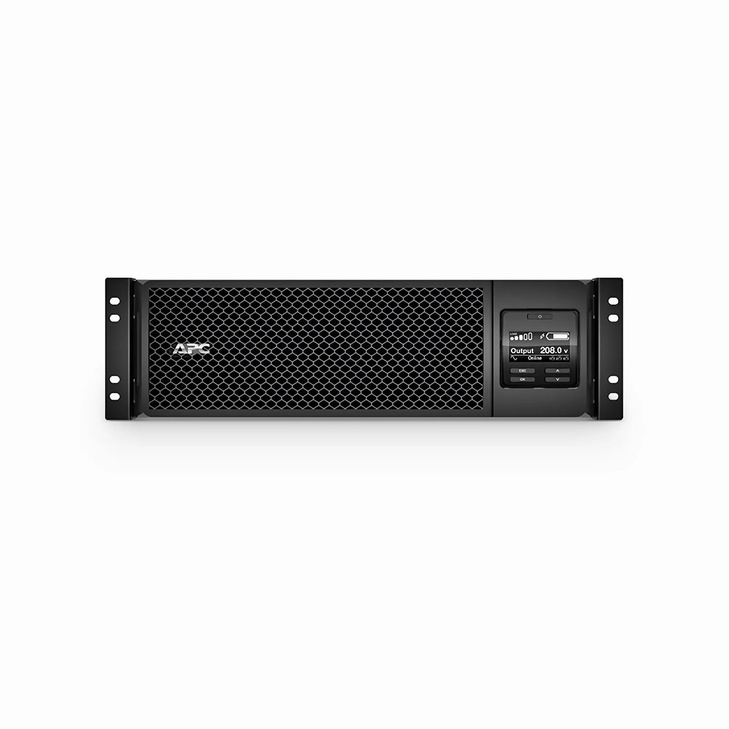 APC® Smart-UPS On-Line 5000VA Rackmount 3U UPS, 4x C13+4x C19 IEC Outlets, Network Card+SmartSlot and 3 Backup Batteries Included