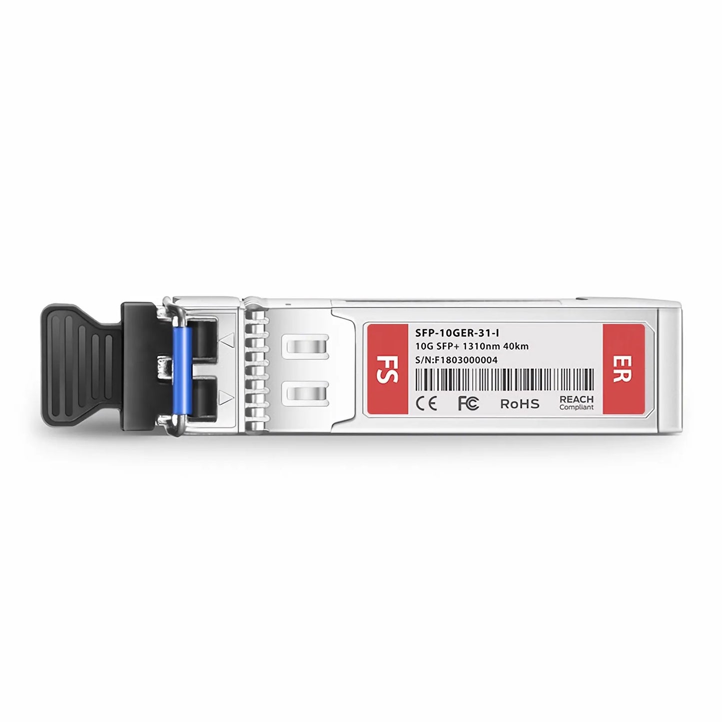 Cisco SFP-10G-ER40-I Compatible 10GBASE-ER SFP+ 1310nm 40km DOM Duplex LC/UPC SMF Optical Transceiver Module (Industrial)