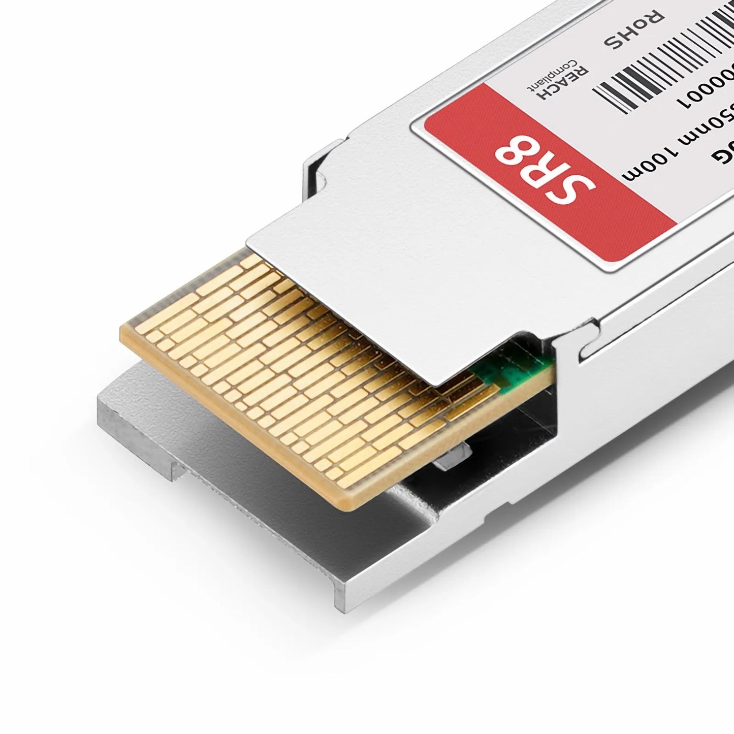 Cisco QDD-400G-SR8-S Compatible 400GBASE-SR8 QSFP-DD 8 x 50G PAM4 850nm 100m DOM MPO-16/APC MMF Optical Transceiver Module, Breakout to 2 × 200G-SR4 and 8 × 50G-SR